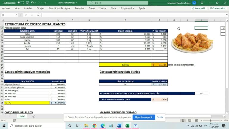 El valor de las recetas con ingredientes locales