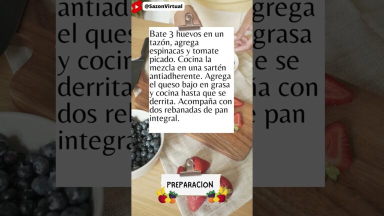 Deliciosas Recetas de Omelette de Espinacas para un Desayuno Energ&eacute;tico