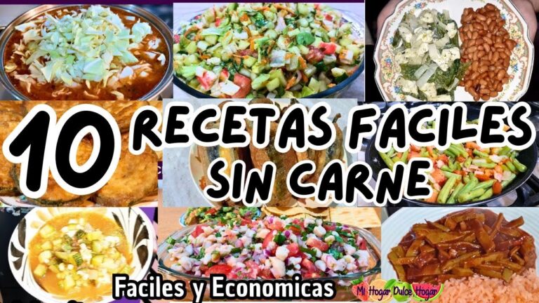 Almuerzos Deliciosos Sin Carne