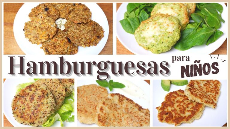 Deliciosas Hamburguesas para Ni&ntilde;os: Recetas Sabrosas y F&aacute;ciles