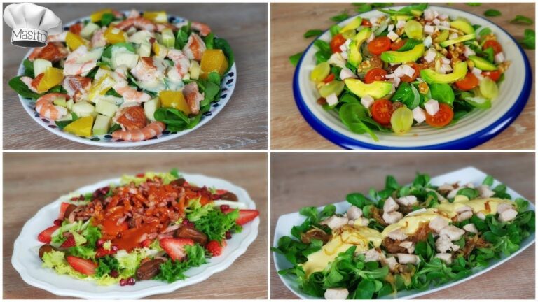 Deliciosas Recetas F&aacute;ciles de Ensaladas Frescas que Te Encantar&aacute;n