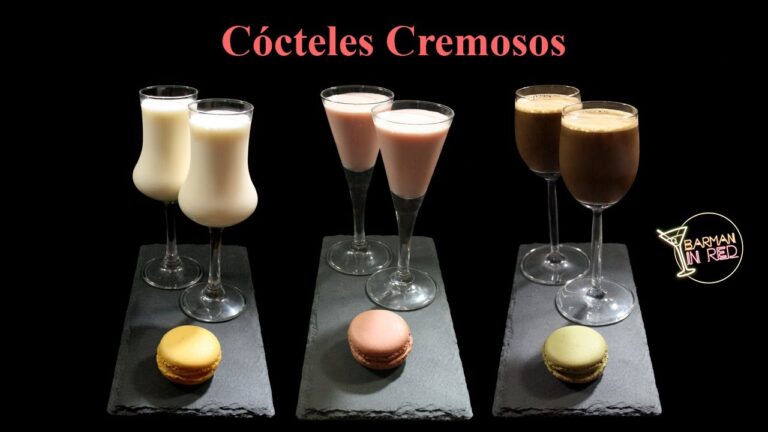 Deliciosos c&oacute;cteles con licores cremosos