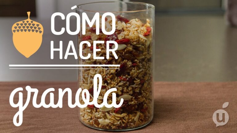 Gu&iacute;a de Ingredientes para Hacer Granola Casera