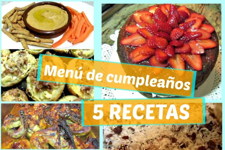 Men&uacute;s Caseros para Celebrar Festividades
