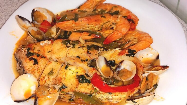 Deliciosos almuerzos saludables con pescados y mariscos