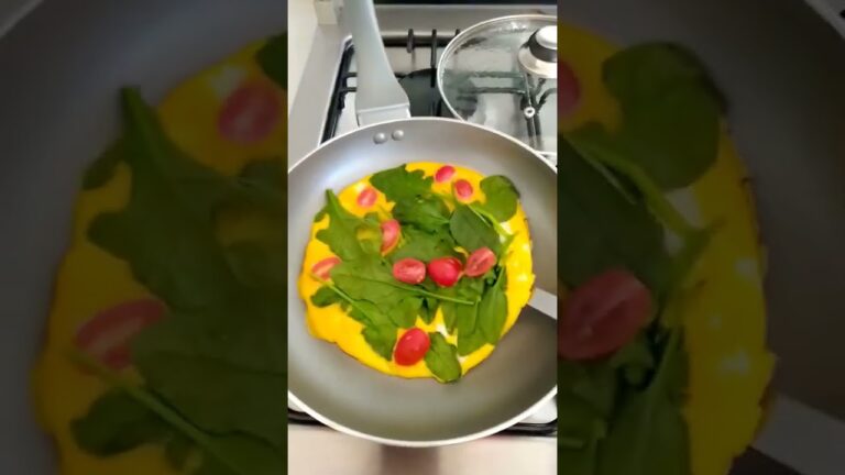 Desayunos Saludables: Omelette de Espinacas Delicioso y Nutritivo