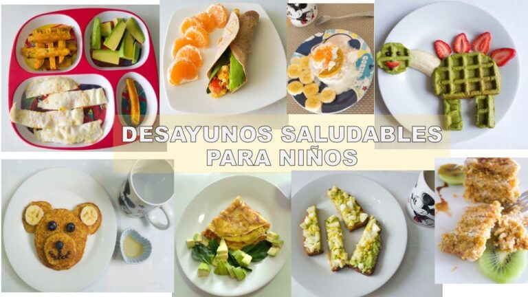 Desayunos Energ&eacute;ticos para Ni&ntilde;os: Ideas Nutritivas y Divertidas